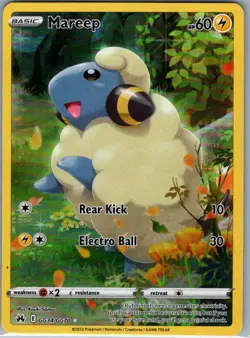 Mareep GG34/GG70 Crown Zenith: Galarian Gallery - Pokemon Card - NM - Image 1