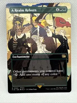 MTG - A Realm Reborn (Borderless) Final Fantasy Regular NM Pack Fresh - Image 1