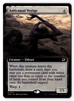 Anticausal Vestige (Extended Art) 317 Edge of Eternities Normal NM - Image 1
