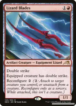 Lizard Blades [NEO - 153] - LP [Normal] TCG MTG - Image 1