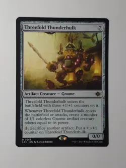 MTG Threefold Thunderhulk 0265 The Lost Caverns of Ixalan - Image 1