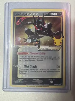 Pokemon Greninja Star SWSH Promo Holo 130 NM SWSH144 English Card - Image 1