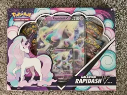 Pokemon TCG GALARIAN RAPIDASH V BOX 820650808739 - Image 1