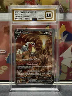 Entei v GG36/GG70 Crown Zenith Galarian Gallery Pokemon PG 10 - Image 1