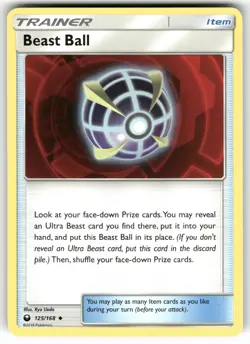 Beast Ball 125/168 Uncommon Celestial Storm Pokemon Near Mint - Image 1