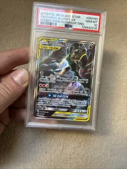 PSA 10 GARCHOMP & GIRATINA GX SM193 BLACK STAR PROMO SUN & MOON TAG TEAM POKEMON - Image 1