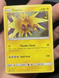 SM145 Zapdos Swirl Pokemon SM Promos - Image 1