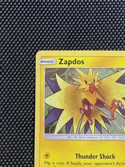 SM145 Zapdos Swirl Pokemon SM Promos - Image 3