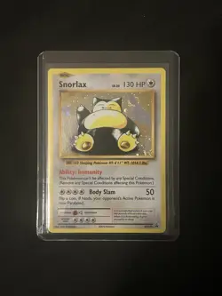Pokemon TCG Snorlax XY179 Ultra Rare Holo Black Star Promo - Image 1