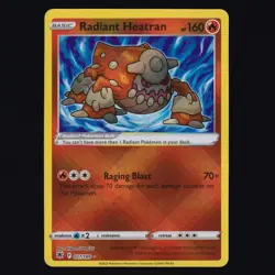 Radiant Heatran 027/189 Astral Radiance Radiant Rare Pokemon TCG NM - Image 1