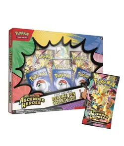 Pokemon TCG Mega Evolution Ascended Heroes First Partners Deluxe Pin Collection - Image 2