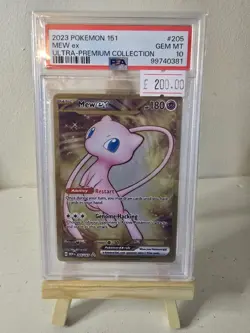 PSA 10 MEW EX 205/165 METAL 151 ULTRA PREMIUM COLLECTION POKEMON - Image 1