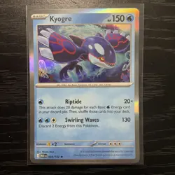 Pokemon - Kyogre 034/132 Mega Evolution Reverse Holo Rare - NM/M - Image 1