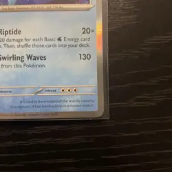 Pokemon - Kyogre 034/132 Mega Evolution Reverse Holo Rare - NM/M - Image 4