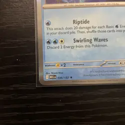 Pokemon - Kyogre 034/132 Mega Evolution Reverse Holo Rare - NM/M - Image 5