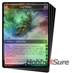 Foil Log Flume (3/6) X4 M/NM Magic: The Gathering MTG Unfinity - Image 1
