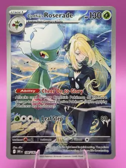 Cynthia's Roserade 184/182 Illustration Rare Sv10: Destined Rivals Pokemon TCG - Image 1
