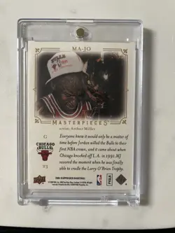 2009-10 Upper Deck - Michael Jordan Masterpieces #MA-JO - Image 2