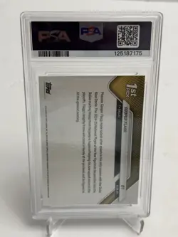 2025-26 Topps Now Draft #D1 Cooper Flagg Rookie PSA 10 Gem MT Draft Night - Image 3