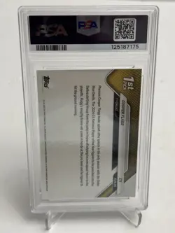 2025-26 Topps Now Draft #D1 Cooper Flagg Rookie PSA 10 Gem MT Draft Night - Image 4