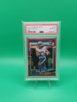 2023 Panini Donruss Optic Rated Rookie Puka Nacua #238 Red Prizm /99 PSA 10 GM - Image 1