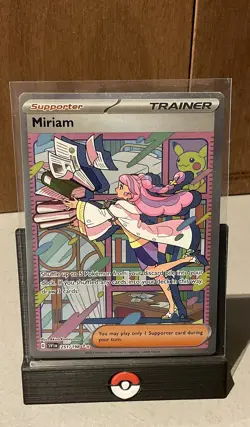Pokemon TCG Miriam Scarlet & Violet Holo Card 251/198 Special Illustration - Image 1