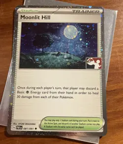 Pokemon Card TCG Moonlit Hill 081/091 Cosmos Holo Play! Prize Pack Series MINT - Image 1