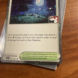 Pokemon Card TCG Moonlit Hill 081/091 Cosmos Holo Play! Prize Pack Series MINT - Image 5