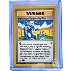Pokemon Personality Test 102/105 1st Edition Neo Destiny NM Vintage 2002 Card - Image 1