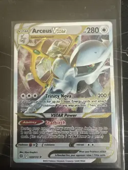 Arceus VSTAR - (Metal Card) 123/172 Miscellaneous Cards & Products Holo - Image 1