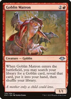 [MTG] Goblin Matron (129) (MH1) LP-HP - Image 1