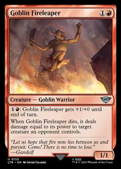 [MTG] Goblin Fireleaper (0133) (LTR) LP-HP - Image 1
