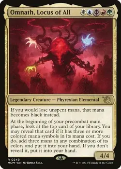 Omnath, locus of all Custom Commander Deck MTG Magic the Gathering - Image 1