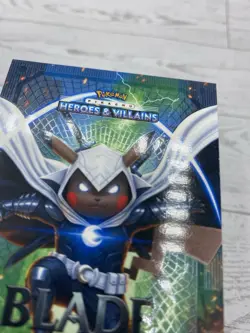 Pikachu as Blade Moonknight #T9 Holo Heroes & Villains non-Pokemon fan art - Image 5