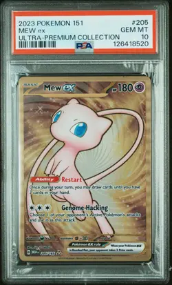 2023 POKEMON 151 ULTRA PREMIUM COL. PROMO MEW EX #205 PSA 10 GEM MINT #126418520 - Image 1