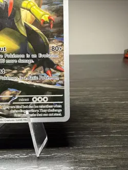 Haxorus Illustration Rare Black Bolt IR Pokemon TCG 147/086 - Image 5