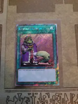 YUGIOH UPSTART GOBLIN RA03-EN096 PLATINUM RARE 1ST ED NM - Image 1