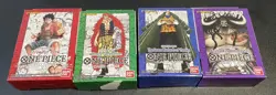 One Piece TCG Super Pre Release ST01-ST04 empty deck boxes - Image 1