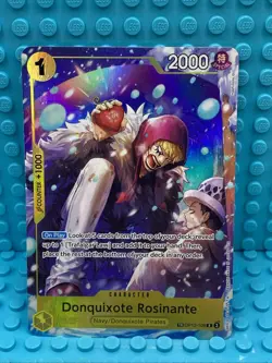 One Piece Donquixote Rosinate Op12-108 Treasure Rare - Image 1