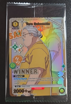 Union Arena Taro Sakamoto Winner Promo 22 English Sealed - Image 1