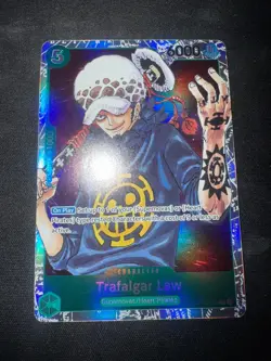 Trafalgar Law ST02-009 SR English – Heart Pirates / Supernovas Character Card - Image 1