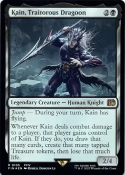 Kain, Traitorous Dragoon (Foil) - Final Fantasy - Magic MTG NM - Image 1