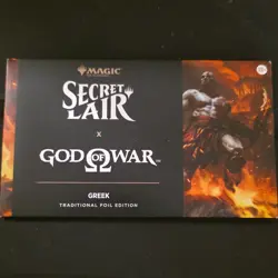 Magic: The Gathering Secret Lair x God of War Greek Traditional Foil Box - Image 1