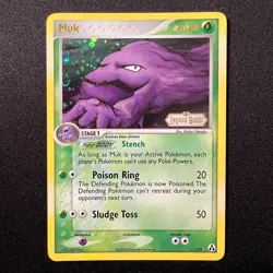 Pokemon TCG Muk Reverse Holo Rare EX 11/92 EX Legend Maker LP+ - Image 1