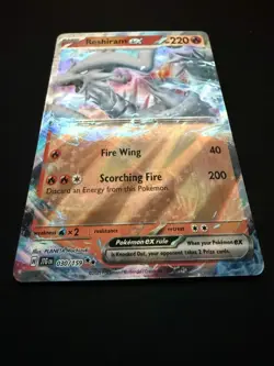 Reshiram EX 030/159 Journey Together Ultra Rare Pokemon Card NM PSA Contender - Image 3