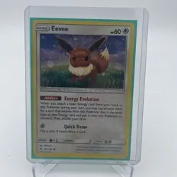 2017 Pokemon Card basic Eevee holo 101-149 Promo - Image 1