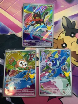 2026 POKEMON TCG 30TH ANNIVERSARY FIRST PARTNER SERIES 1 LITTEN ROWLET POPPLIO - Image 1