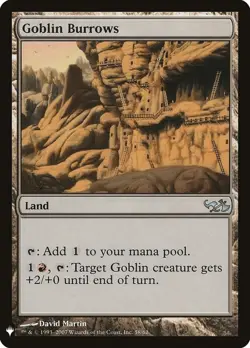 Goblin Burrows - The List Reprints - Magic The Gathering - MTG - Image 1