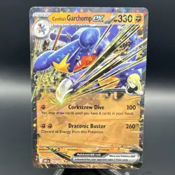 Pokemon TCG Cynthia's Garchomp EX Double Rare Holo Sv10 104/182 Stage 2 330 HP - Image 1