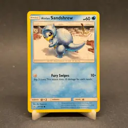 Pokemon Alolan Sandshrew 28/156 SM - Ultra Prism Non-Holo Pack Fresh - NM - Image 1